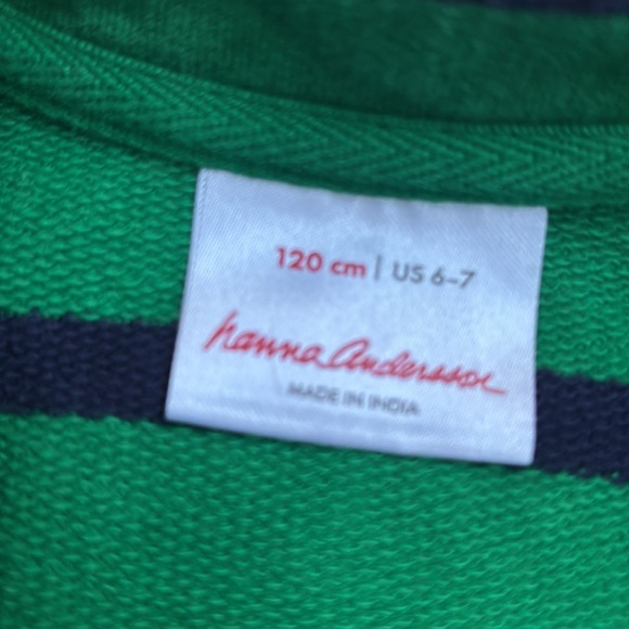 Hanna Andersson EUC lightweight half zip pullover size 120 ( 6-7 ) - Picture 2 of 3